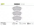 Sada brzdovch destiek VALEO ‐ VA 598963