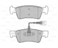 VALEO Sada brzdovch destiek kotouov brzdy VA 598967, 598967