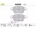 VALEO Sada brzdovch destiek kotouov brzdy ‐ VA 598996