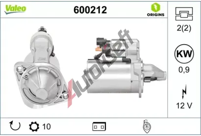 VALEO Startér VA 600212, 600212 VALEO Startér VA 600212, 600212