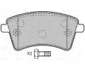 VALEO Sada brzdovch destiek kotouov brzdy VA 601010, 601010