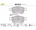 VALEO Sada brzdovch destiek kotouov brzdy ‐ VA 601014