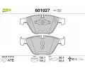 VALEO Sada brzdovch destiek kotouov brzdy ‐ VA 601027