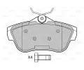VALEO Sada brzdovch destiek kotouov brzdy VA 601039, 601039