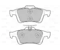 VALEO Sada brzdovch destiek kotouov brzdy VA 601044, 601044
