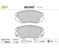 VALEO Sada brzdovch destiek kotouov brzdy ‐ VA 601047