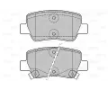 VALEO Sada brzdovch destiek kotouov brzdy VA 601057, 601057