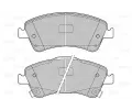 VALEO Sada brzdovch destiek kotouov brzdy VA 601058, 601058