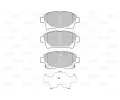 VALEO Sada brzdovch destiek kotouov brzdy VA 601060, 601060