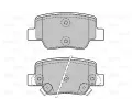 VALEO Sada brzdovch destiek kotouov brzdy VA 601064, 601064