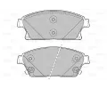 VALEO Sada brzdovch destiek kotouov brzdy VA 601070, 601070
