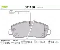 VALEO Sada brzdovch destiek ‐ VA 601150