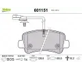 VALEO Sada brzdovch destiek ‐ VA 601151