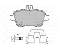VALEO Sada brzdovch destiek VA 601304, 601304