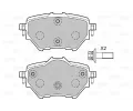 VALEO Sada brzdovch destiek VA 601396, 601396