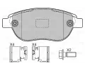 VALEO Sada brzdovch destiek VA 601465, 601465