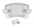 VALEO Sada brzdovch destiek ‐ VA 601700