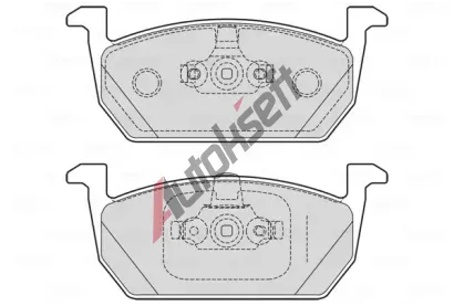 VALEO Sada brzdovch destiek VA 601719, 601719