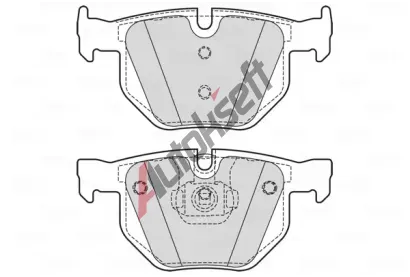 VALEO Sada brzdových destiček VA 601725, 601725  VALEO Sada brzdových destiček VA 601725, 601725