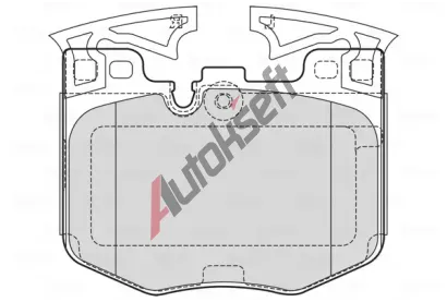 VALEO Sada brzdovch destiek VA 601755, 601755