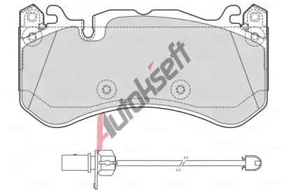 VALEO Sada brzdovch destiek VA 601763, 601763