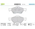 VALEO Sada brzdov�ch desti�ek E-PERFORMANCE&nbsp;&dash;&nbsp;VA 610313