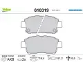 VALEO Sada brzdovch destiek E-PERFORMANCE ‐ VA 610319