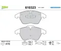 VALEO Sada brzdovch destiek E-PERFORMANCE ‐ VA 610323