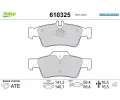 VALEO Sada brzdovch destiek E-PERFORMANCE ‐ VA 610325