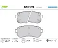 VALEO Sada brzdovch destiek E-PERFORMANCE ‐ VA 610339