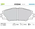 VALEO Sada brzdovch destiek E-PERFORMANCE ‐ VA 610344