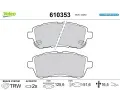 VALEO Sada brzdovch destiek E-PERFORMANCE ‐ VA 610353