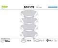 Sada brzdovch destiek VALEO ‐ VA 610359
