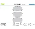 VALEO Sada brzdovch destiek E-PERFORMANCE ‐ VA 610368