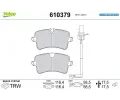 VALEO Sada brzdov�ch desti�ek E-PERFORMANCE&nbsp;&dash;&nbsp;VA 610379
