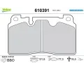 VALEO Sada brzdovch destiek E-PERFORMANCE ‐ VA 610391