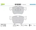 Sada brzdovch destiek VALEO ‐ VA 610393