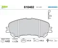 VALEO Sada brzdov�ch desti�ek E-PERFORMANCE&nbsp;&dash;&nbsp;VA 610402