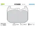 VALEO Sada brzdov�ch desti�ek E-PERFORMANCE&nbsp;&dash;&nbsp;VA 610406