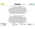 VALEO Sada brzdovch destiek E-PERFORMANCE ‐ VA 610444