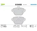 VALEO Sada brzdovch destiek E-PERFORMANCE ‐ VA 610450