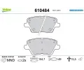 Sada brzdovch destiek VALEO ‐ VA 610484