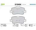 VALEO Sada brzdov�ch desti�ek E-PERFORMANCE&nbsp;&dash;&nbsp;VA 610494