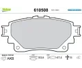 VALEO Sada brzdovch destiek E-PERFORMANCE ‐ VA 610508