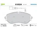 VALEO Sada brzdovch destiek E-PERFORMANCE ‐ VA 610524