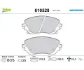 VALEO Sada brzdov�ch desti�ek E-PERFORMANCE&nbsp;&dash;&nbsp;VA 610528