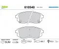 VALEO Sada brzdov�ch desti�ek E-PERFORMANCE&nbsp;&dash;&nbsp;VA 610540