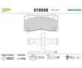 Sada brzdov�ch desti�ek&nbsp;VALEO&nbsp;&dash;&nbsp;VA 610549