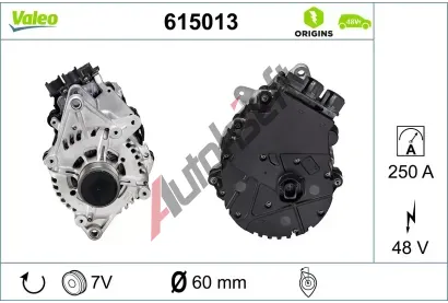 VALEO Genertor startru VALEO ORIGINS 48V IBSG VA 615013, 615013