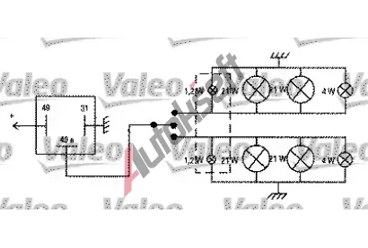 VALEO Peruova blinkru VA 641422, 641422